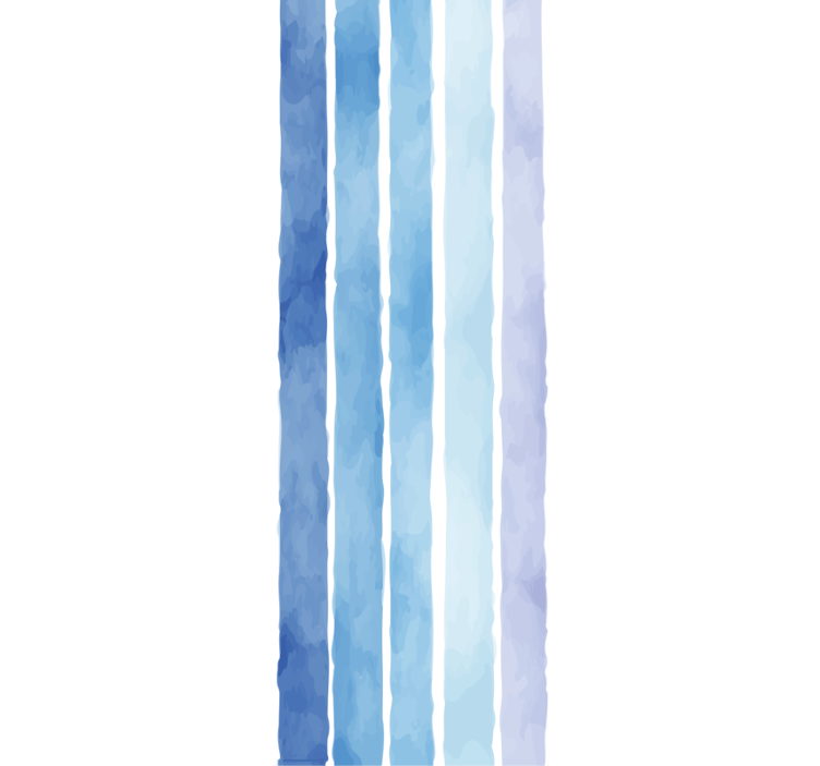 Fenster rollo modern mit blauem aquarelllinienmuster - TenStickers