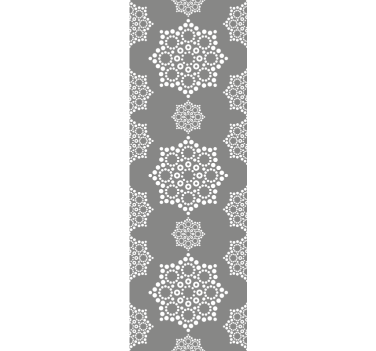 Fenster rollo modern mit mandala punktmuster - TenStickers