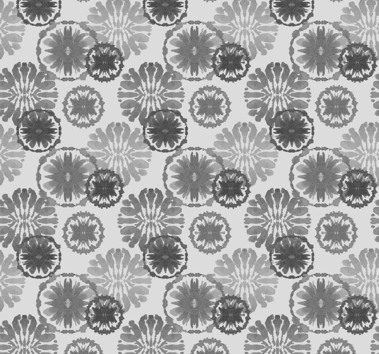 Fenster rollo modern graue malerillusion - TenStickers