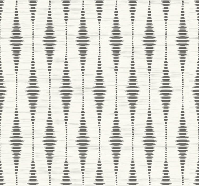 Rollo fenster grau rabaul ikat in grau und beige - TenStickers