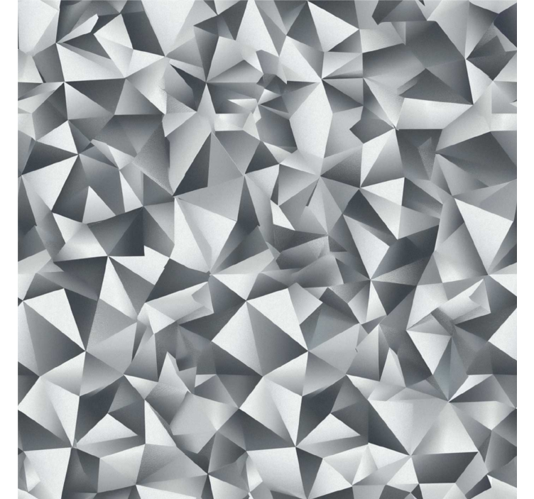 Rollo fenster grau mit grauen diamanten - TenStickers