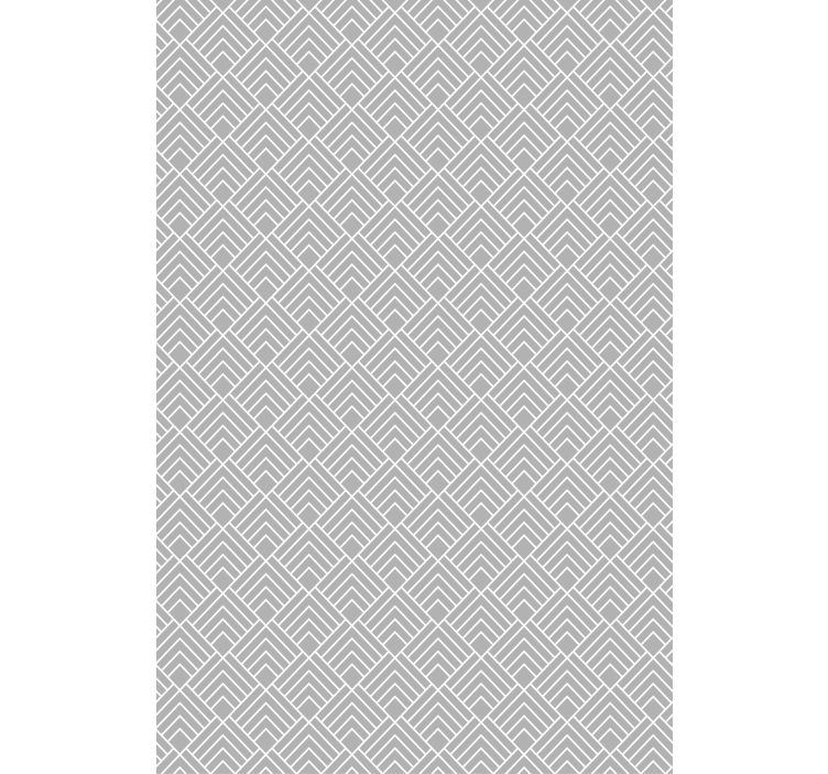 Rollo fenster grau mit hellgrauen zickzacklinien - TenStickers
