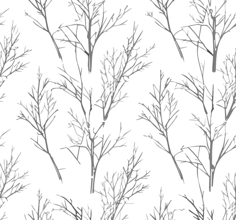 Rollo fenster grau dünne Äste - TenStickers