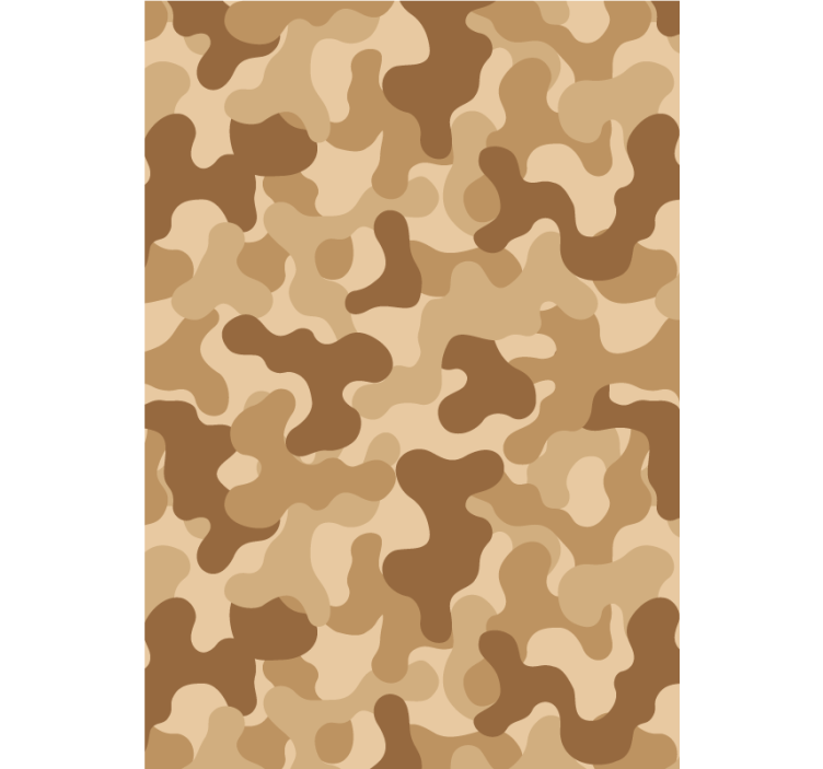 Rollo fenster beige mit abstraktem camouflage-muster - TenStickers
