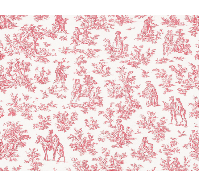 Rollo fenster rosa im pinken vintage landhausstil - TenStickers