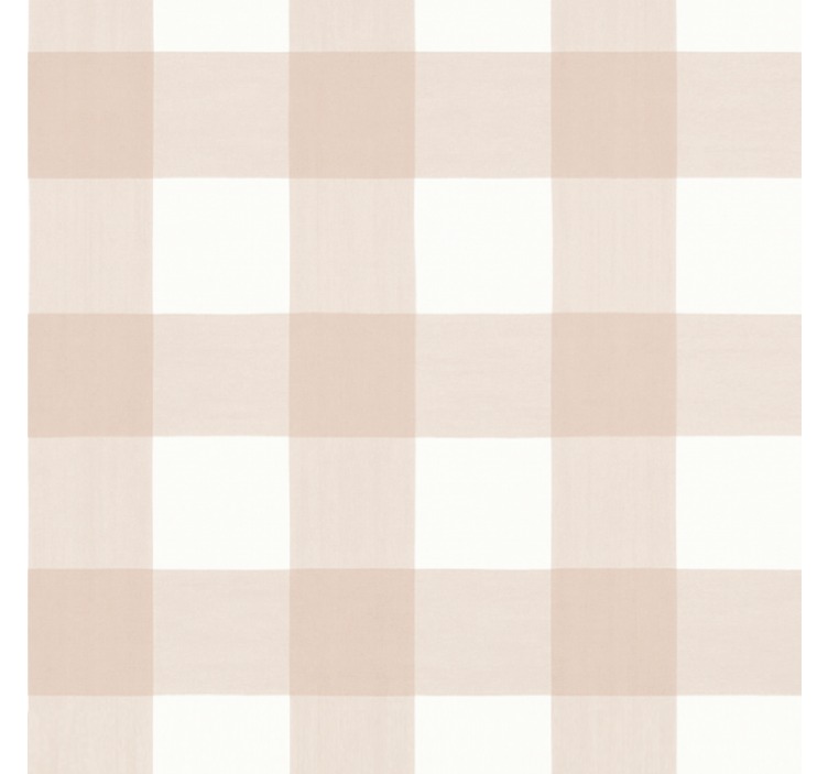 Rollo fenster rosa im pink-check design - TenStickers