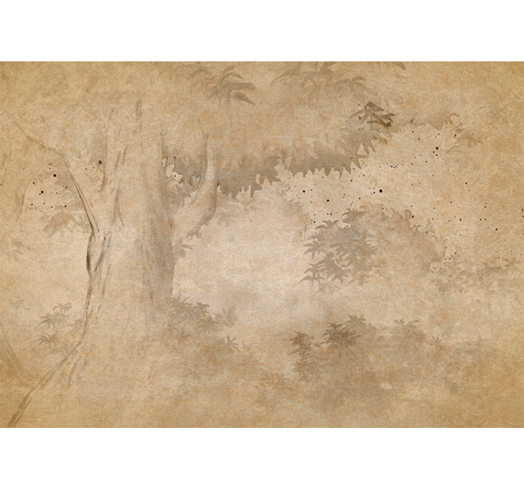 Rollo für küche im vintage regenwald-landschaftsdesign - TenStickers