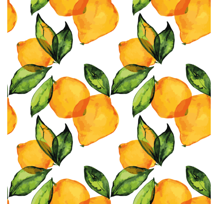 Rollo für küche im mediterranen zitronenstil - TenStickers