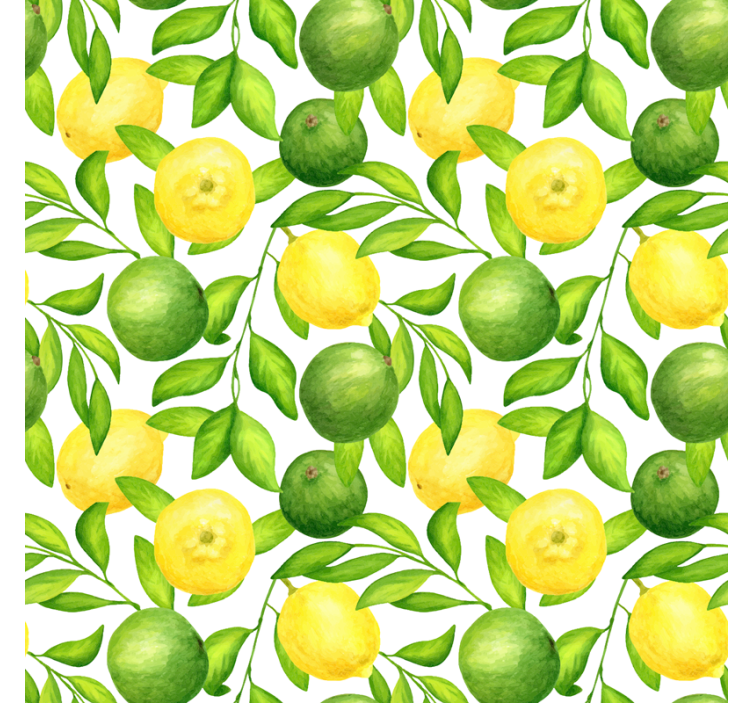 Rollo für küche zitronen und limetten - TenStickers