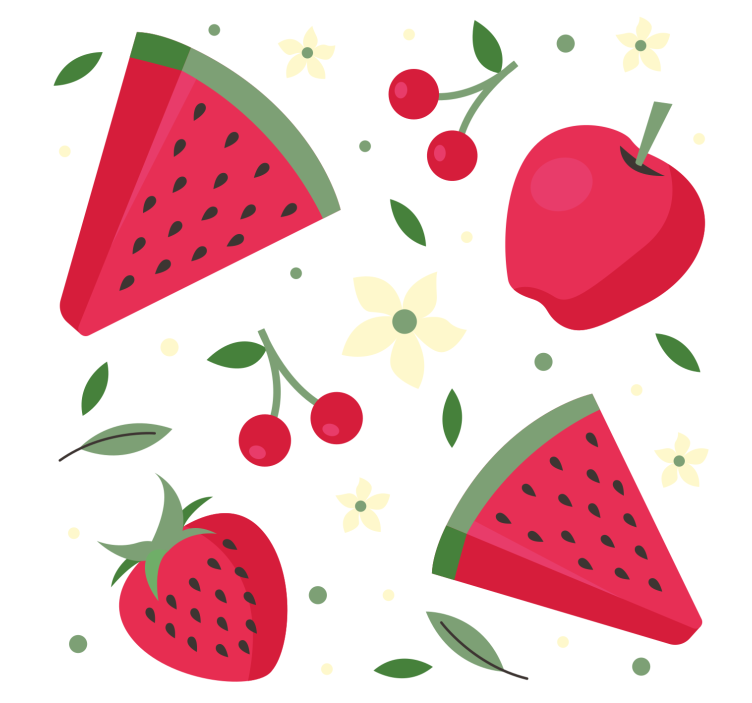 Rollo für küche mit verschiedenen obstmustern - TenStickers