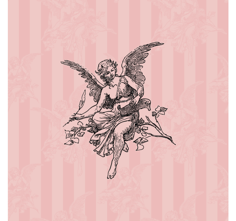 Rollo wohnzimmer im toile jouy muster design - TenStickers