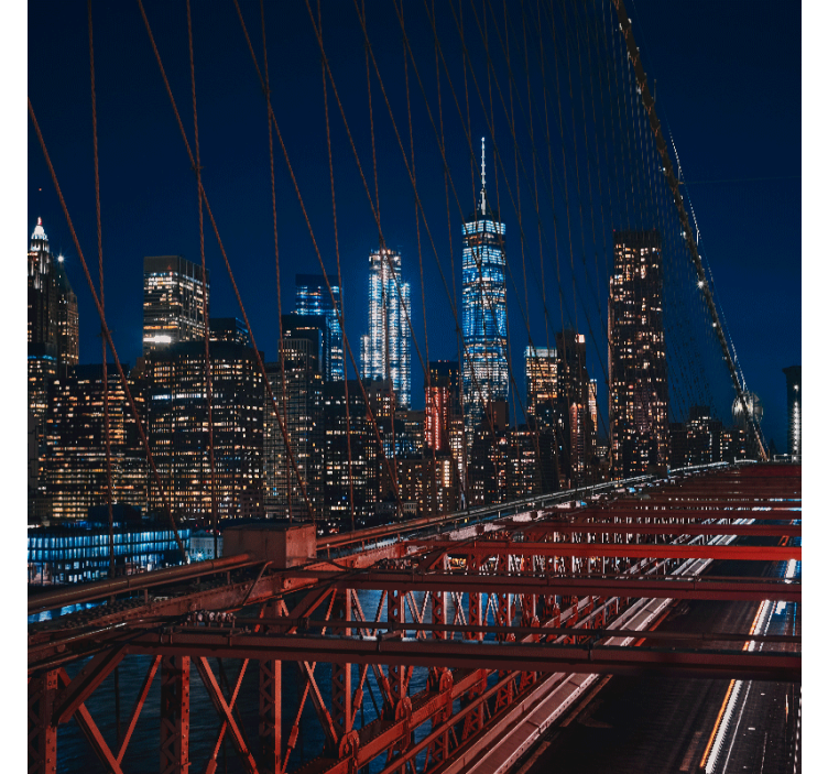 Rollo wohnzimmer new yorker stadtansicht - TenStickers