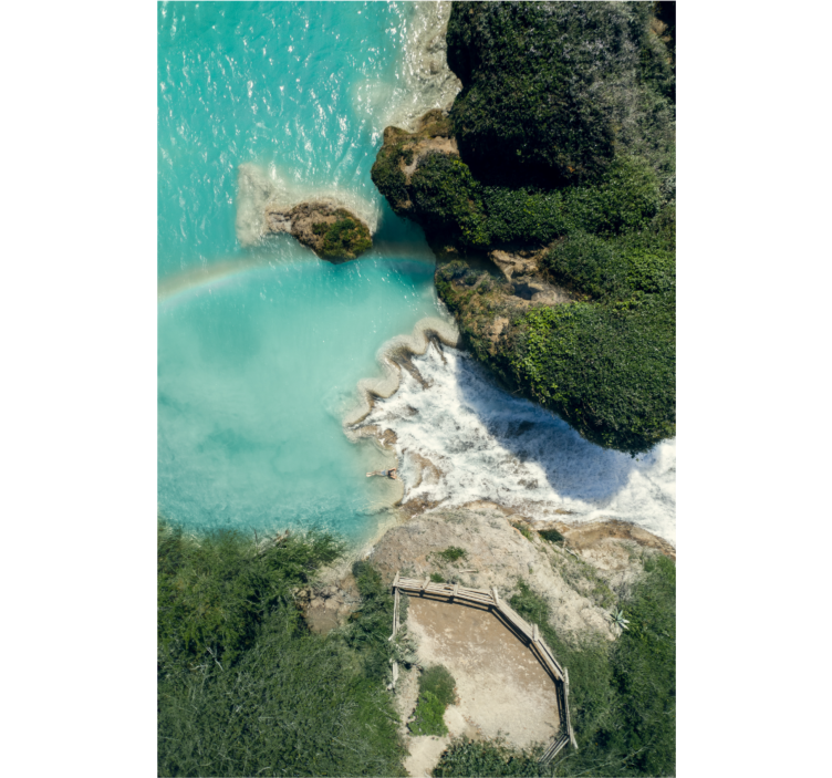 Rollo wohnzimmer verbindung von see und meer - TenStickers