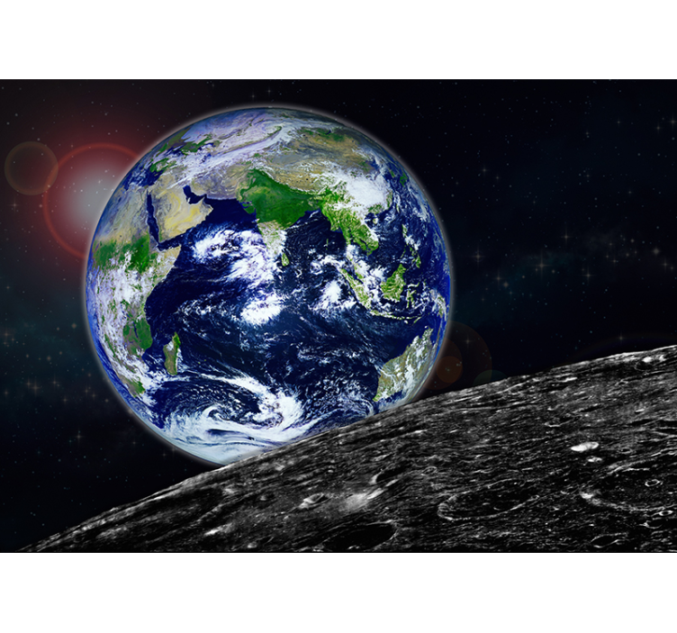 Rollo fenster schwarz orbital perspektive - TenStickers