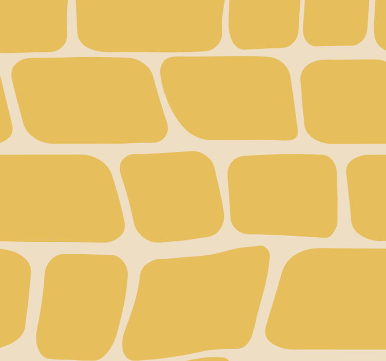 Rollo fenster gelb mit abstraktem muster - TenStickers