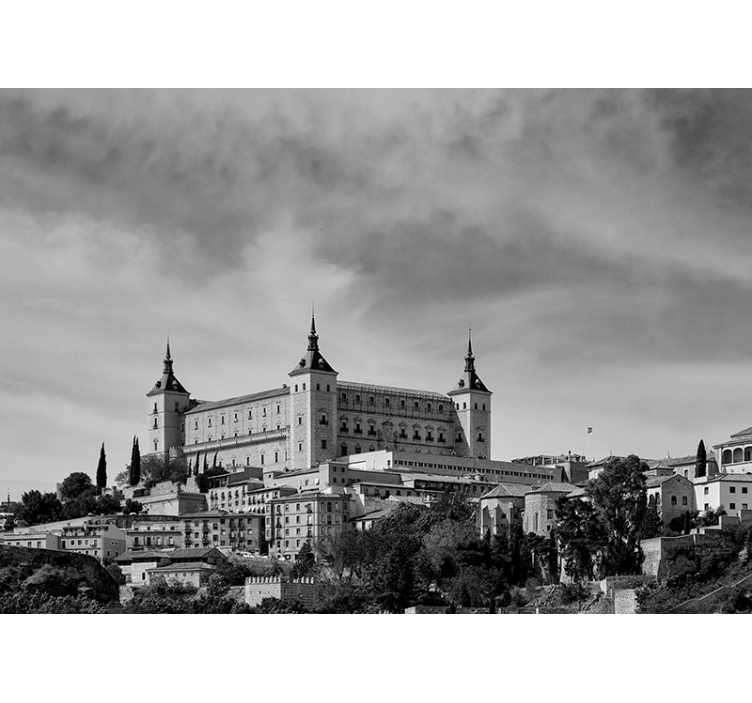 Rollo fenster grau alcázar von toledo - TenStickers
