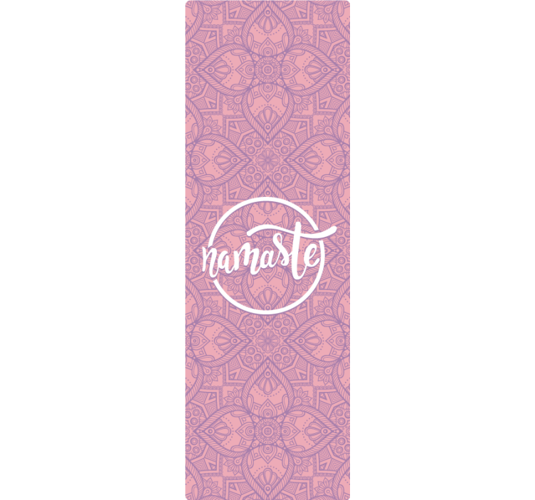 Rollo fenster lila für entspanntes namaste yoga - TenStickers