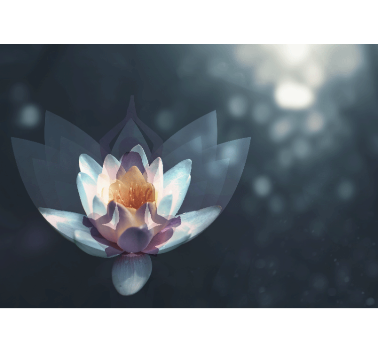 Rollo wohnzimmer meditativer entspannungs-hintergrund - TenStickers