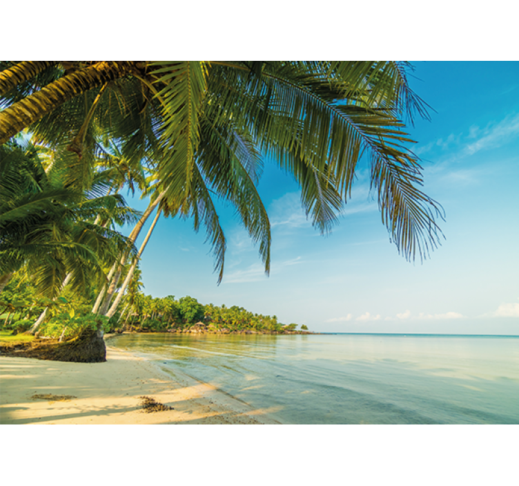 Rollo wohnzimmer friedliches paradies am meer - TenStickers