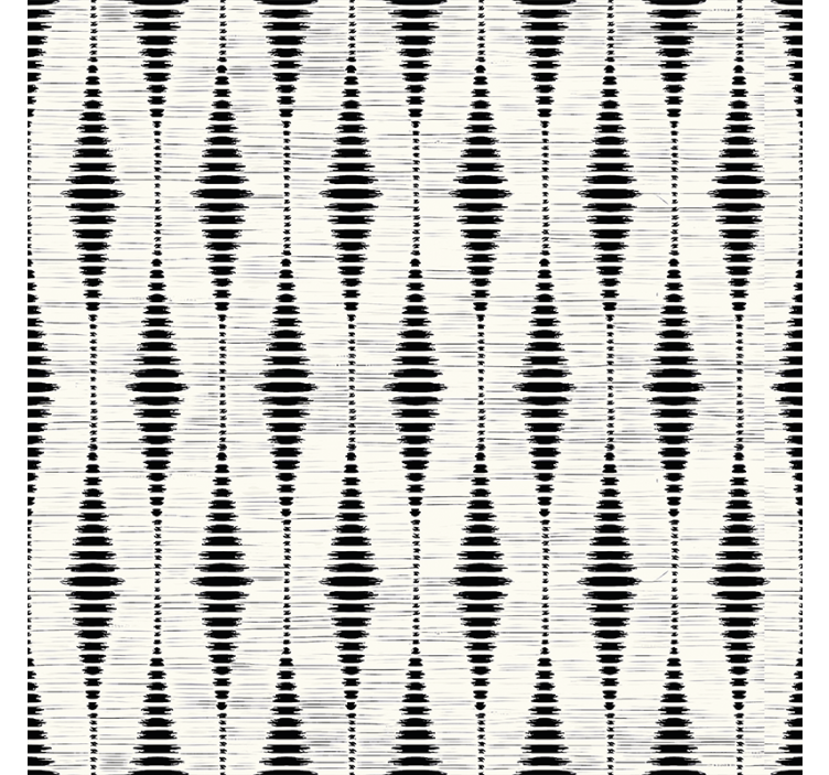Fenster rollo modern in schwarz rabaul ikat - TenStickers
