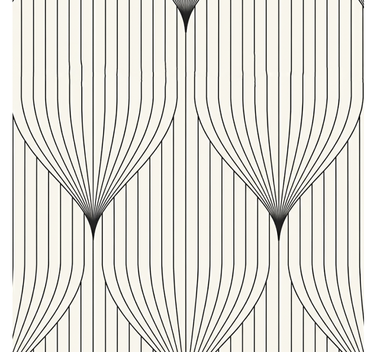 Fenster rollo modern symmetrisches deco-design - TenStickers