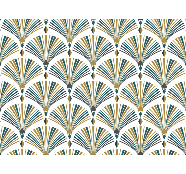 Fenster rollo modern vintage gatsby wandmural - TenStickers