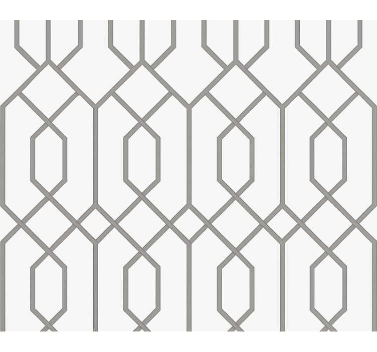 Fenster rollo modern in grau geometrisch - TenStickers