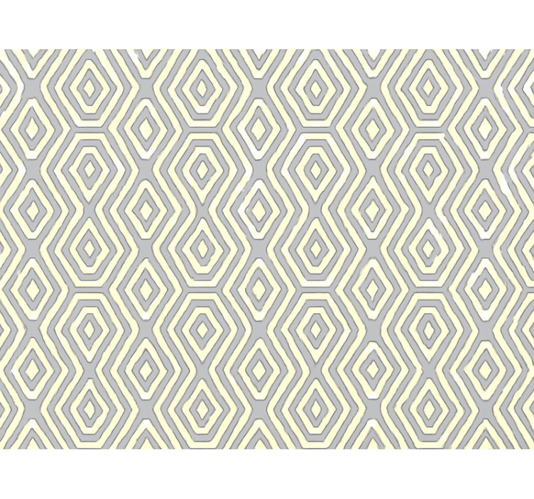 Fenster rollo modern in geometrischem blau-gold - TenStickers