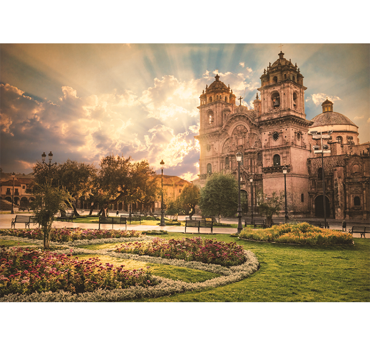 Rollo wohnzimmer inspiriert von der andenstadt cusco - TenStickers