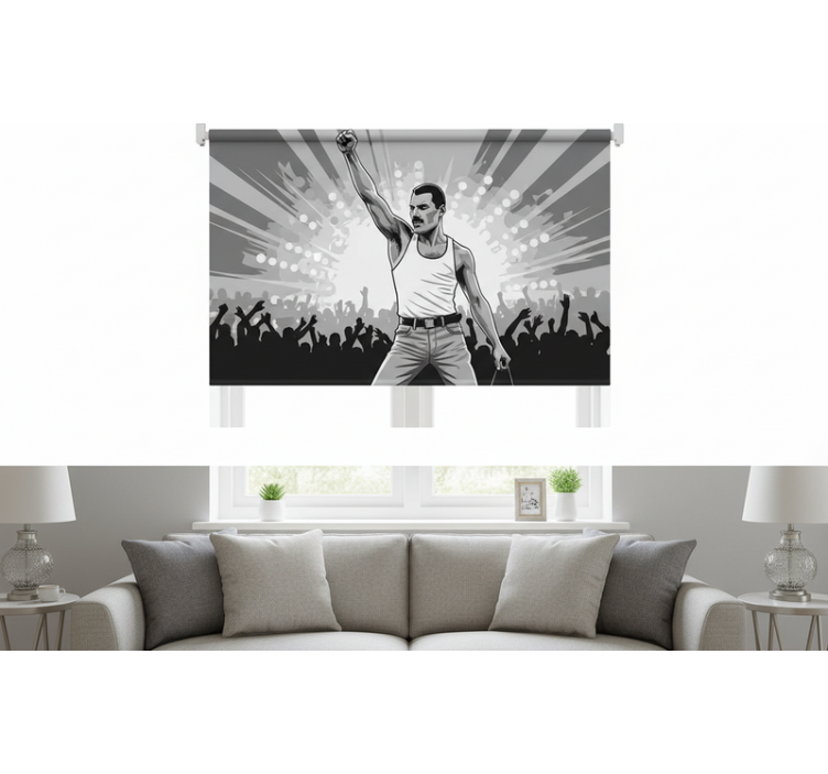 Rollo wohnzimmer freddie in wembley - TenStickers
