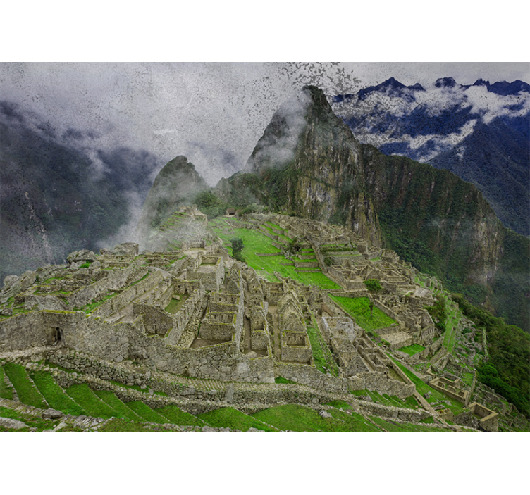Rollo wohnzimmer machu picchu design - TenStickers