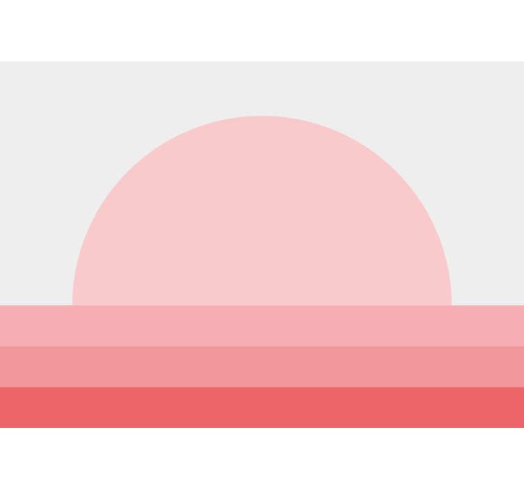 Rollo wohnzimmer im pinken sonnenuntergang der 70er - TenStickers