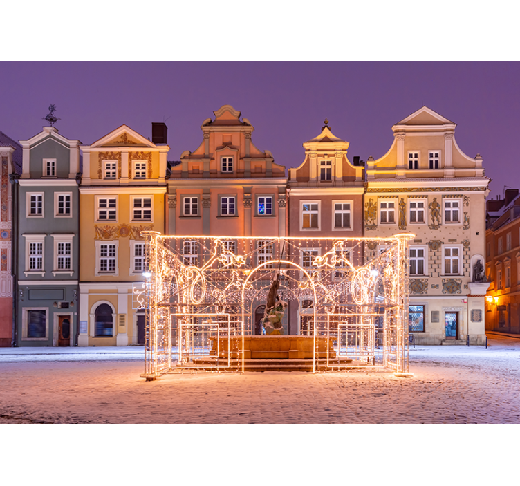 Rollo wohnzimmer der alte marktplatz - TenStickers