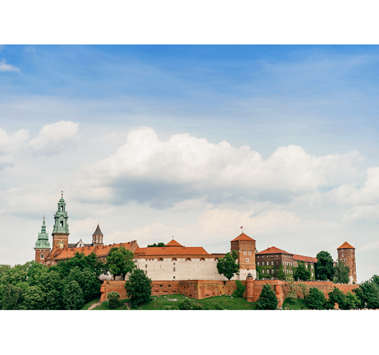 Rollo wohnzimmer royal castle in krakau - TenStickers