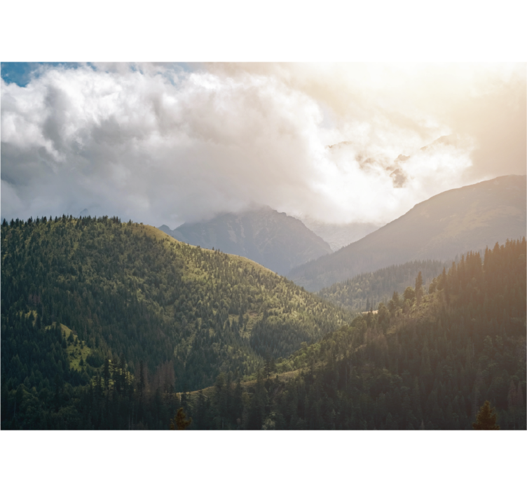 Rollo wohnzimmer tatra nationalpark - TenStickers