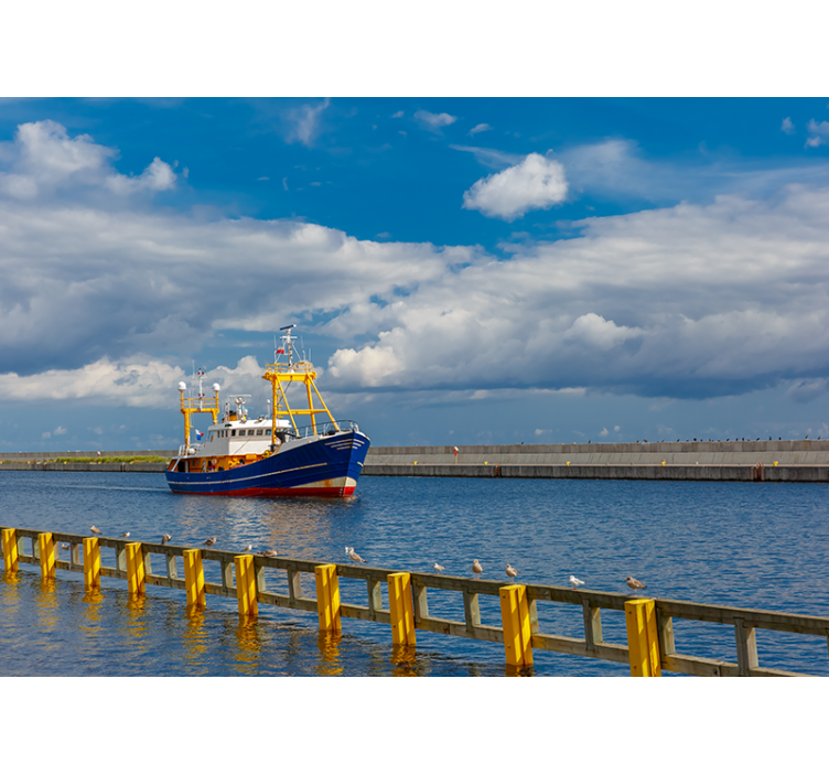 Rollo wohnzimmer gdynia schiff - TenStickers