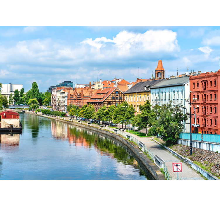 Rollo wohnzimmer bydgoszcz fluss - TenStickers
