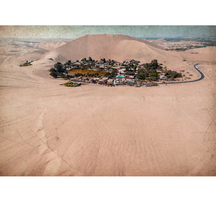 Rollo wohnzimmer sandy huacachina - TenStickers