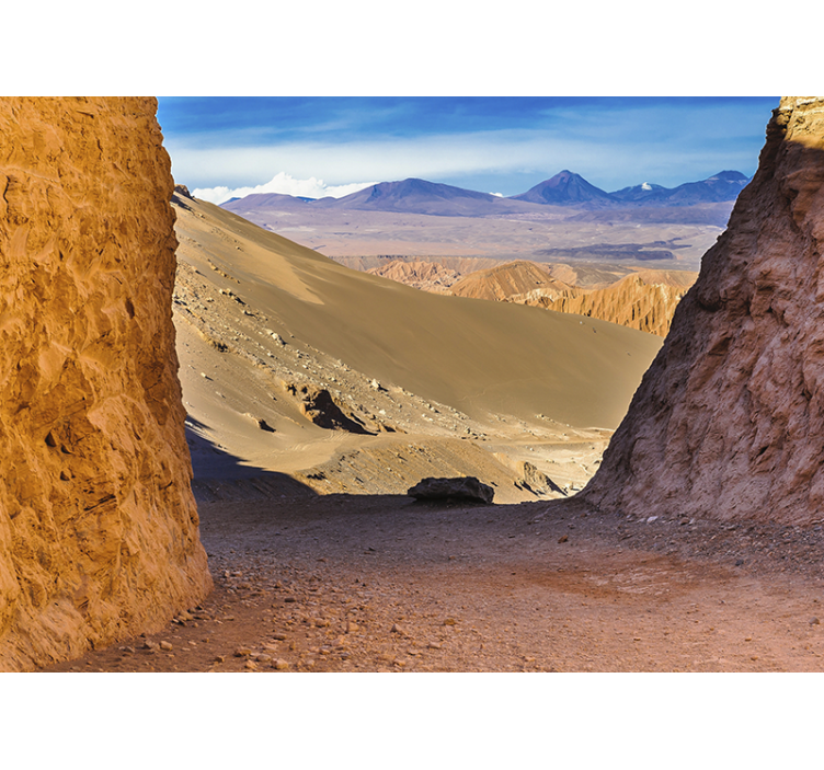 Rollo wohnzimmer im atacama wüsten design - TenStickers