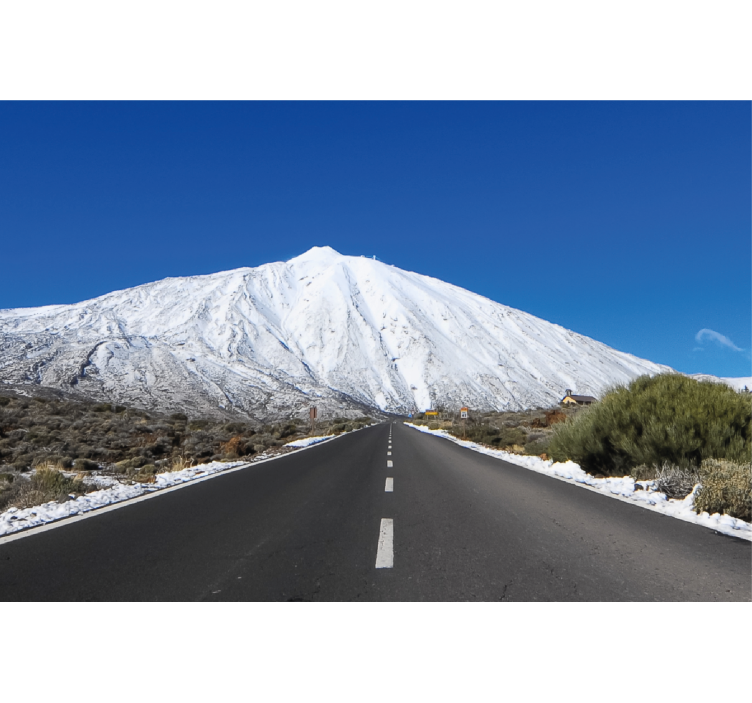 Rollo wohnzimmer straße zum teide - TenStickers