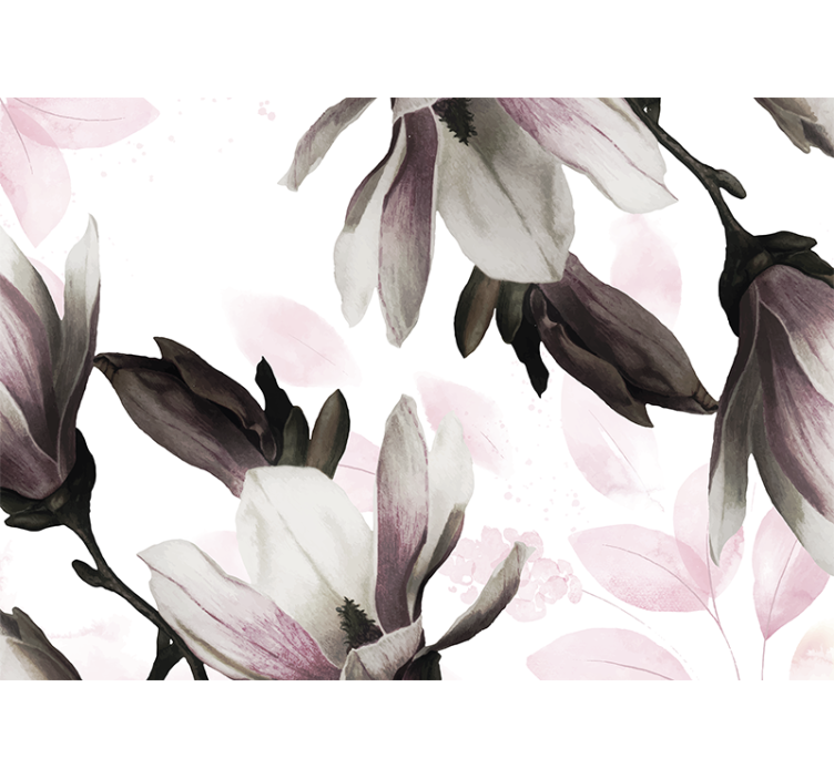 Rollo wohnzimmer glamouröse florale variation - TenStickers