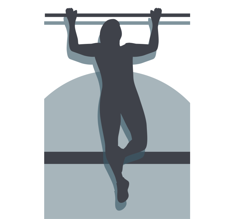 Rollo wohnzimmer mit pull-up-illustration - TenStickers