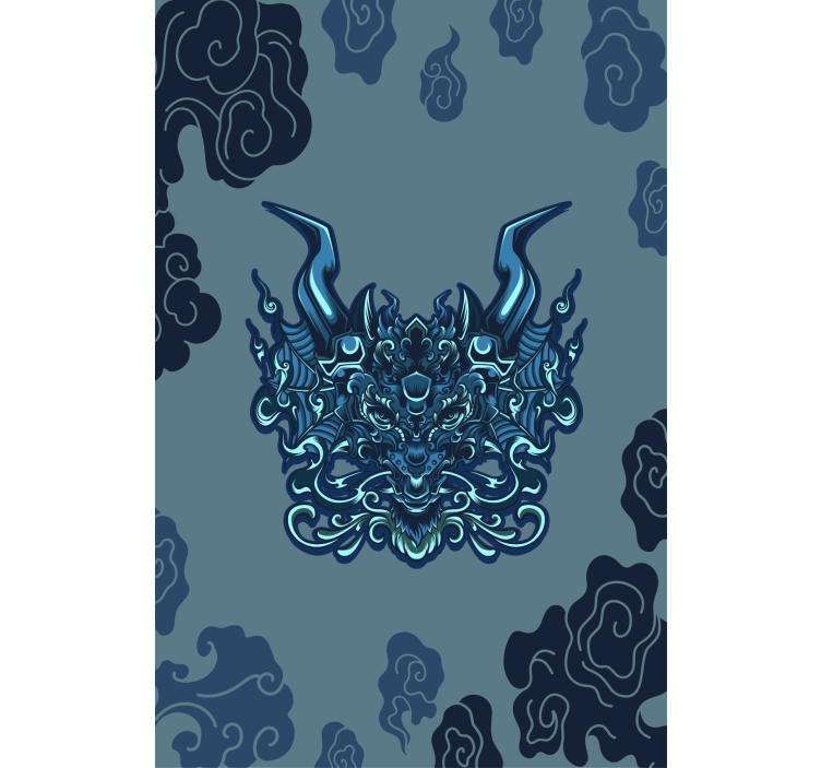 Rollo wohnzimmer mythos drache - TenStickers