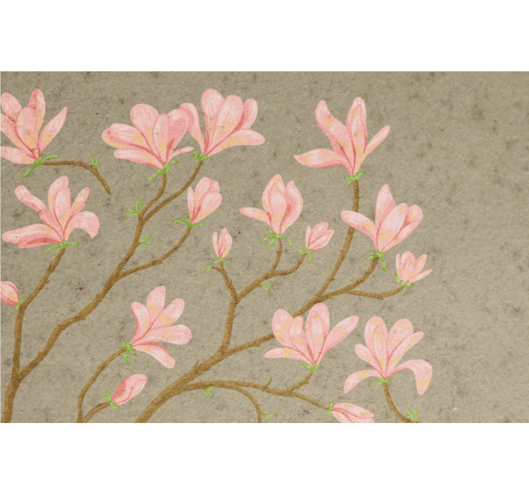 Rollo wohnzimmer im vintage-stil magnolie - TenStickers