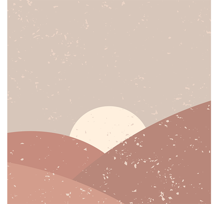 Rollo wohnzimmer wandkunst morgendämmerung - TenStickers