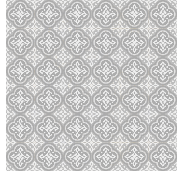 Rollo fenster grau portugiesische fliesen grau - TenStickers