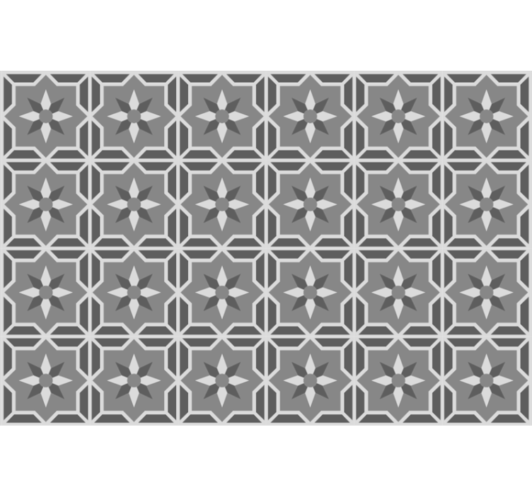 Rollo fenster grau geometrisch mit sanftem grauhintergrund - TenStickers