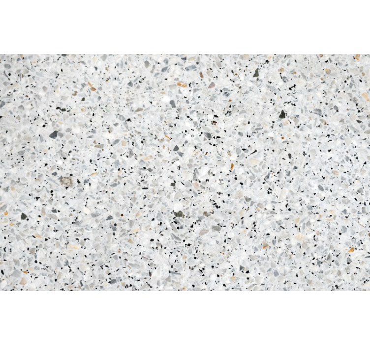 Rollo fenster grau mit grauem terrazzo - TenStickers