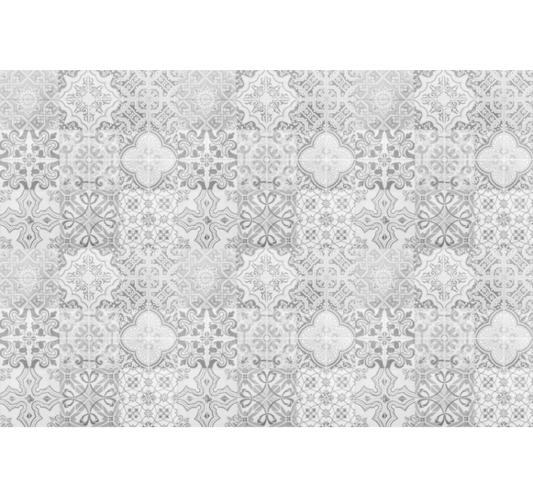 Rollo fenster grau mit steineffekt mosaikmuster - TenStickers