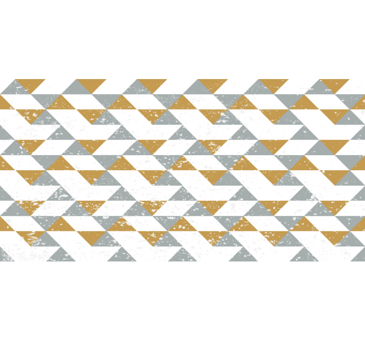 Rollo fenster weiß für die küche geometrisch grunge - TenStickers